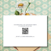 Save The Date Mariage photo super Retro QR Code
