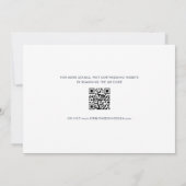 Save The Date Mariage photo super Retro QR Code (Dos)