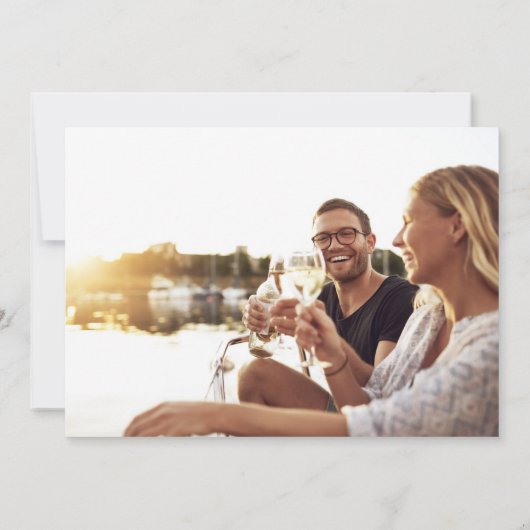 Save The Date Mariage photo Tropical Destination Beach (Dos)