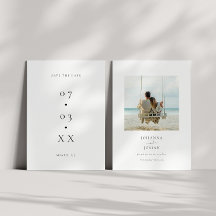 Mariage photo tropical minimal