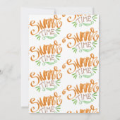 Save The Date Mariage photo Tropical Summer Beach (Dos)