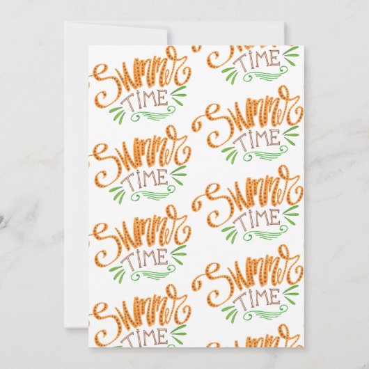 Save The Date Mariage photo Tropical Summer Beach (Dos)