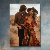 Save The Date Mariage photo Watercolor Desert Cactus