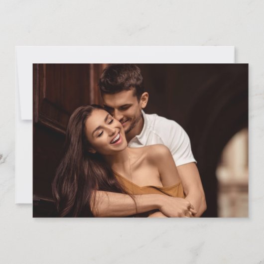 Save The Date Mariage photo Whiskey Cigar (Dos)