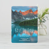 Save The Date Mariage photographique pittoresque Mountain Landsc (Debout devant)