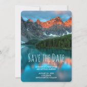 Save The Date Mariage photographique pittoresque Mountain Landsc (Devant)