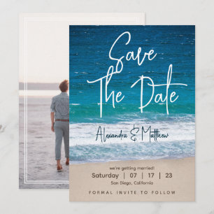 Save The Date Mariage plage