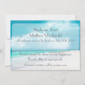 Save The Date Mariage plage Enregistrer la date (Dos)