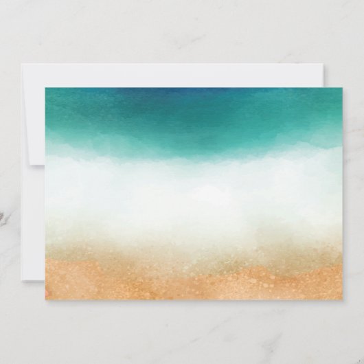 Save The Date Mariage Plage, Starfish Économisez La Date (Dos)