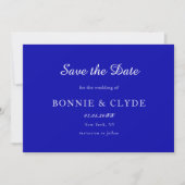Save The Date Mariage plat classique Sauvez la date avec Sty mod (Devant)