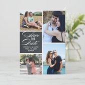 Save The Date Mariage portrait images multiples enregistrer la d (Debout devant)