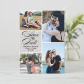Save The Date Mariage portrait images multiples enregistrer la d (Debout devant)