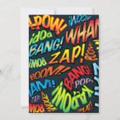 Save The Date Mariage Postponction Comic Book Moderne (Dos)