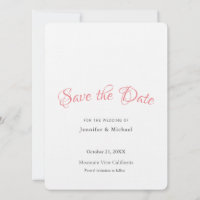 Mariage Professionnel Minimaliste Simple Moderne L