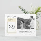 Save The Date Mariage purement catholique (Debout devant)