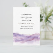 Save The Date Mariage Purple Mist (Debout devant)