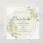 Save The Date Mariage reporté Mariage nouvelle date (Devant / Derrière)