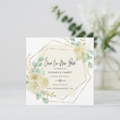 Save The Date Mariage reporté Mariage nouvelle date (Debout devant)