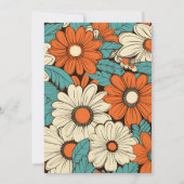 Save The Date Mariage rétro vintage (Dos)