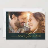 Save The Date Mariage Romance V2H Emerald Green ID881 (Devant)