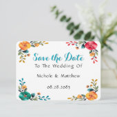 Save The Date Mariage romancier peint (Debout devant)