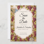 Save The Date Mariage romantique au vignoble (Devant)