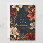Save The Date Mariage Romantique Baroque (Devant)