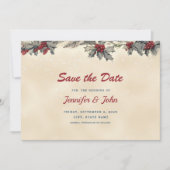 Save The Date Mariage romantique d'hiver (Devant)