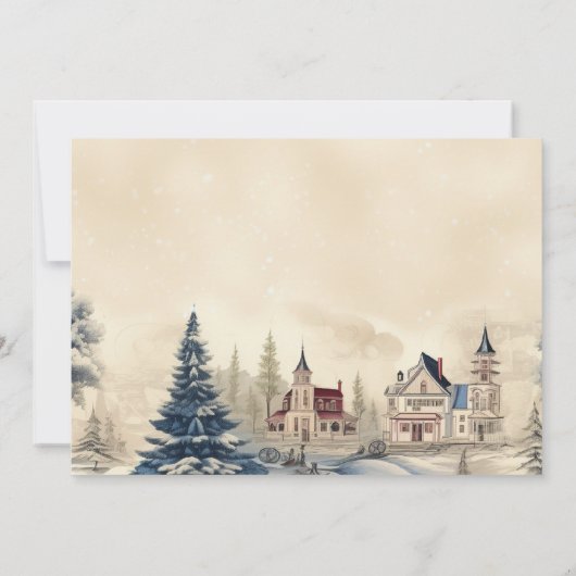 Save The Date Mariage romantique d'hiver (Dos)