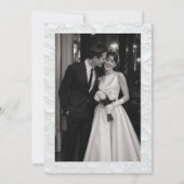 Save The Date Mariage Romantique Floral (Dos)