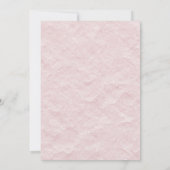 Save The Date Mariage rose (Dos)