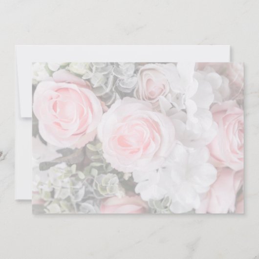 Save The Date Mariage rose géométrique moderne Enregistrer la da (Dos)