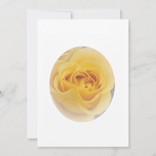 Save The Date Mariage Rosebud jaune (Dos)