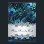 Save The Date Mariage Royal Blue Peacock Enregistrer la date<br><div class="desc">Elégant bleu royal plumes paon bleu paon bleu paon mariage indien paon sauver la date. Ce paon magnifique enregistrer la date paon faire-part de mariage est facilement customisé pour votre événement en ajoutant simplement les détails de votre événement, le style de police, la taille et la couleur de police et...</div>