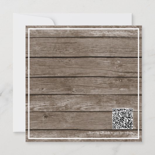 Save The Date Mariage rustique élégant de tournesol (Dos)