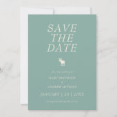 Save The Date Mariage rustique élégant Enregistrer la date (Devant)