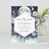 Save The Date Mariage Rustique personnalisé (Debout devant)