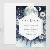 Save The Date Mariage Rustique personnalisé (Devant / Derrière)