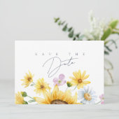 Save The Date Mariage Rustique Royal Blue Opulence (Debout devant)