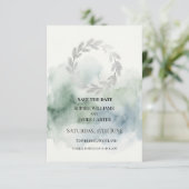 Save The Date Mariage Sage Laurel (Debout devant)