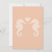 Save The Date Mariage Seaside Sparkle et Sunset Dreams (Dos)