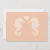 Save The Date Mariage Seaside Sparkle et Sunset Dreams (Dos)