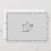 Save The Date Mariage Silver Elegance (Dos)