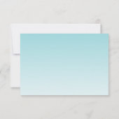 Save The Date Mariage Simple à la Plage avec Palmier et Oiseaux (Dos)