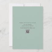 Save The Date Mariage simple Birch Tree (Dos)