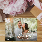 Save The Date Mariage simple Collage photo