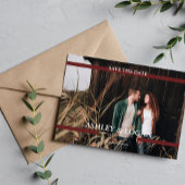 Save The Date Mariage simple en Bourgogne Enregistrer la date