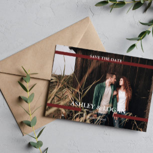 Save The Date Mariage simple en Bourgogne Enregistrer la date