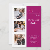 Save The Date Mariage Simple Enregistrer La Photo Date (Devant)