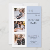 Save The Date Mariage Simple Enregistrer La Photo Date (Devant)